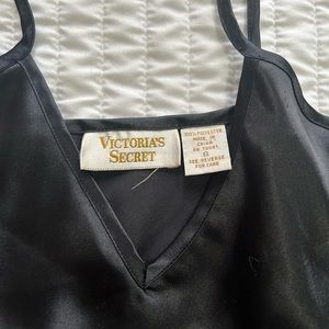 Black vintage Victoria's Secret tank top